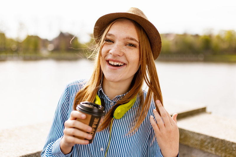 person, dock, fashion, female, nature, hat, standing, day, leisure, hairstyle, woman, pretty, holding, emotion, pose, photo, 4K, casual, sit, style, attractive
