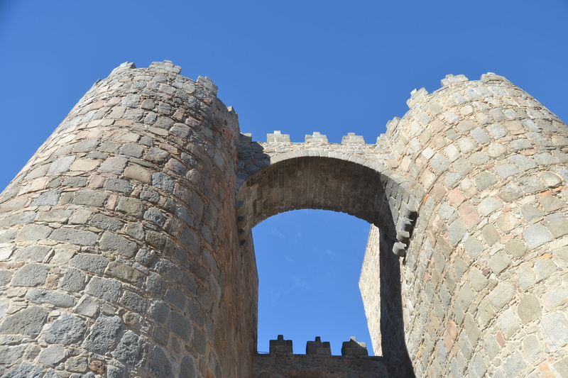 clear sky, historic buildings, old, 2K, stone Material, stone wall, Avila, the Past, architecture And Buildings, arch, spain, tower, stone, History, ruined