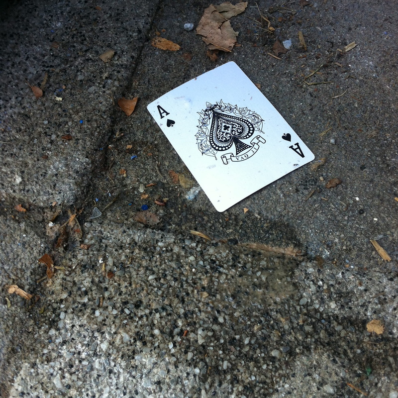 ace of spades, day, footpath, card, transportation, no people, sidewalk, 1080P, land, concrete, symbol, toronto, communication, random art, representation