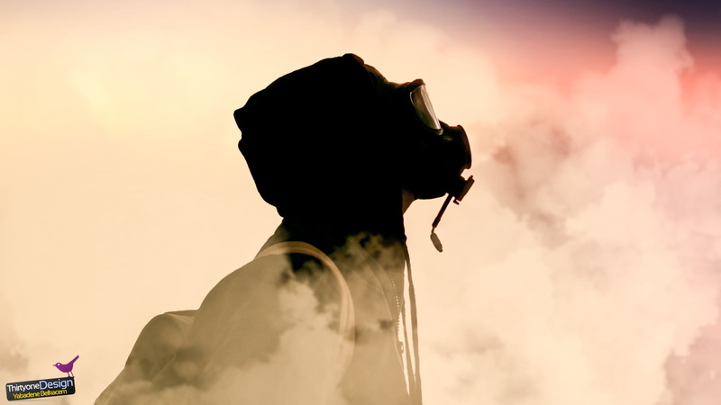 portrait, profile view, adult, one person, nature, lifestyles, silhouette, real people, leisure activity, men, standing, government, rear view, smoke, cloud - sky