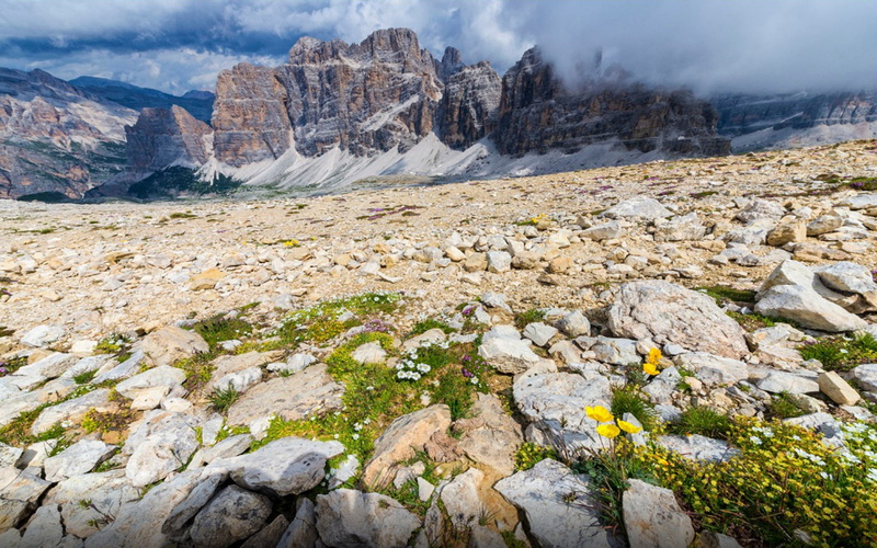 lagazuoi, peaks, 2K, mountain, dolomites, italy
