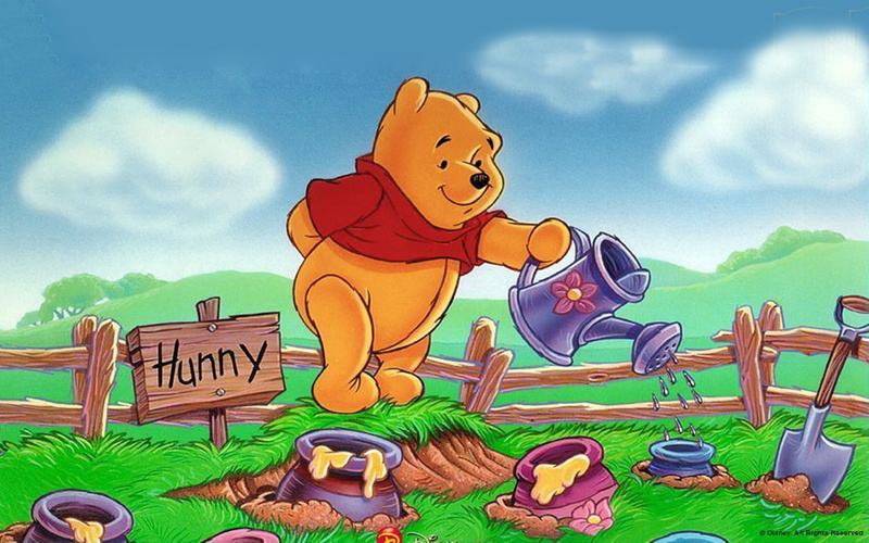  disney, winnie, desktop, hd, 1080P, walt, pooh, cartoon