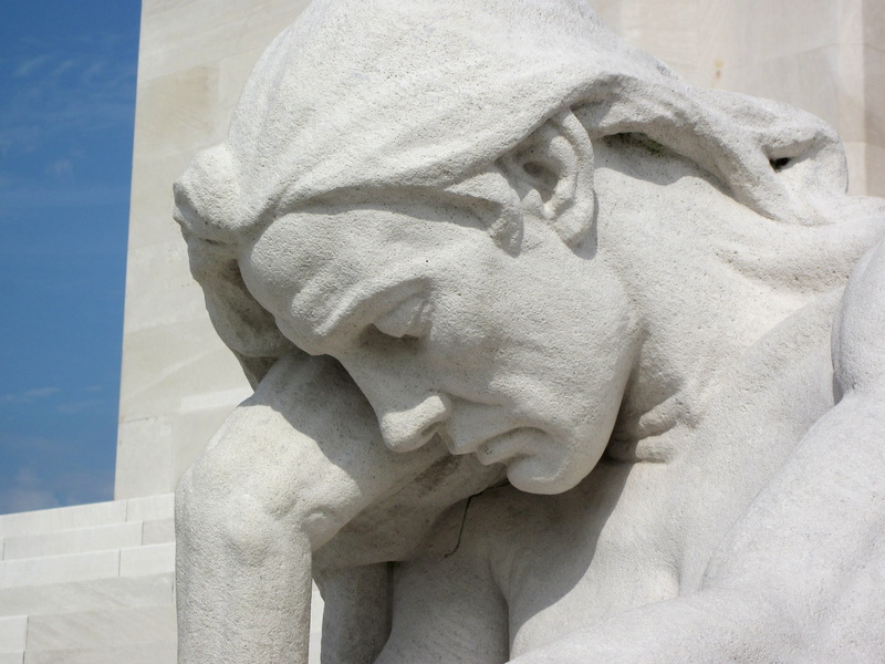memorial, the past, history, Normandy, war, art and craft, Monument, sculpture, representation, human representation, female likeness, creativity, marble