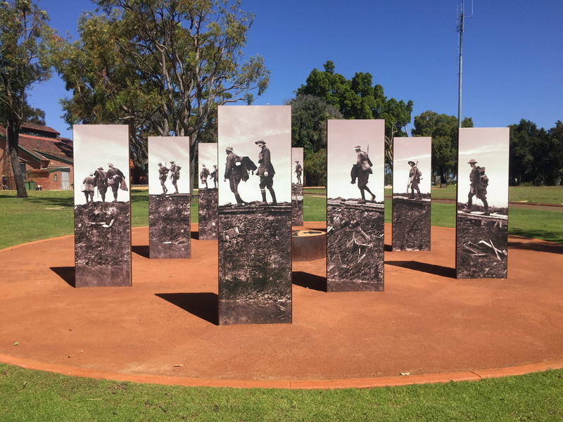 sculpture, statue, representation, sunlight, built structure, remembrance, park, Trench, Anzac, uniform, Soldiers, military, History, Ww1, human representation