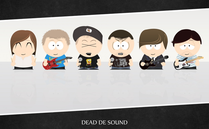 human representation, toy, female likeness, sound, Cartoons, white color, close-up, no people, South Park, Dead de Sound, western script, group of objects