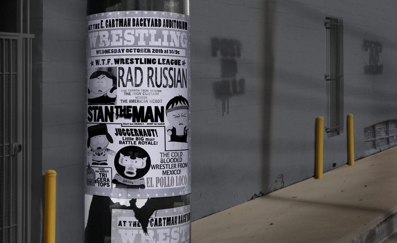 funny, Cartoons, warning sign, built structure, comedy, security, protection, park, architecture, south, outdoors, day, no people, guidance, f, South Park