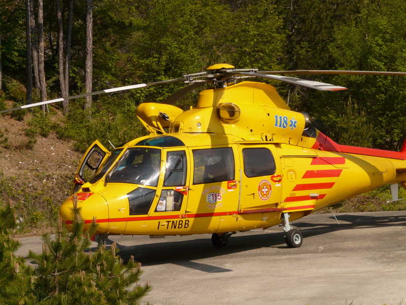 yellow, transportation, mode of transportation, emergency, plant, helicopter, first aid, day, land vehicle, land, forest, rescue helicopter, public transportation