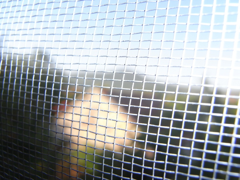 focus on foreground, fence, security, day, house, sunlight, backgrounds, boundary, mesh, barrier, outdoors, nature, built structure, pattern, closed, protection