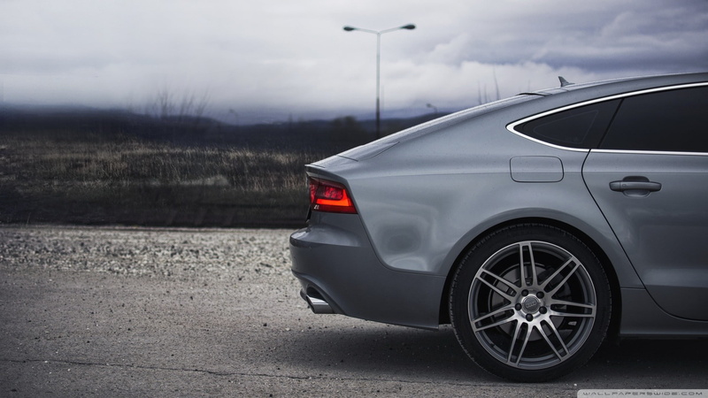 Audi A7, vehicle, car, silver cars, Audi, 1080P