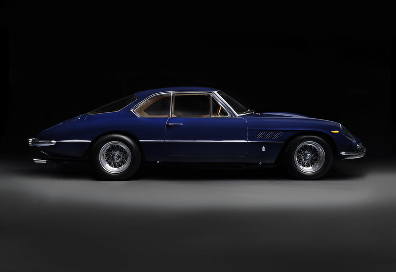 no people, supercar, indoors, night, superamerica, ferrari, 2K, coupe, 1963, profile view, city, studio shot, luxury, sports car, copy space, car, motor vehicle