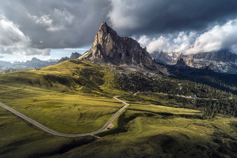 2K, Passo Giau, Italian Dolomites, mountains