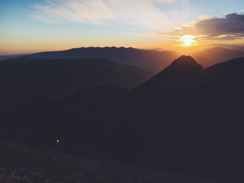 orange color, landscape, mountain, cloud - sky, sun, no people, beauty in nature, sky, lens flare, tranquil scene, scenics - nature