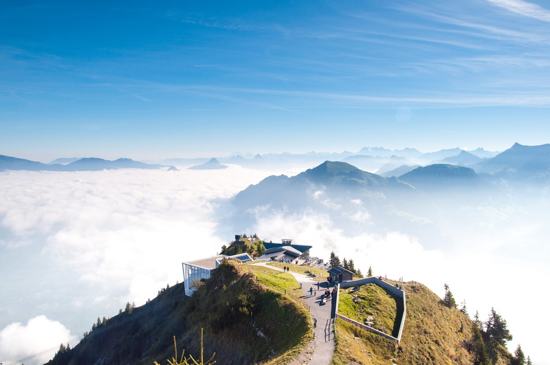 scenics, tranquility, hill, panoramic, peak, 4K, summer, summit, cold temperature, mountain Range, alps, mountain Peak, no people, snow, winter, building exterior