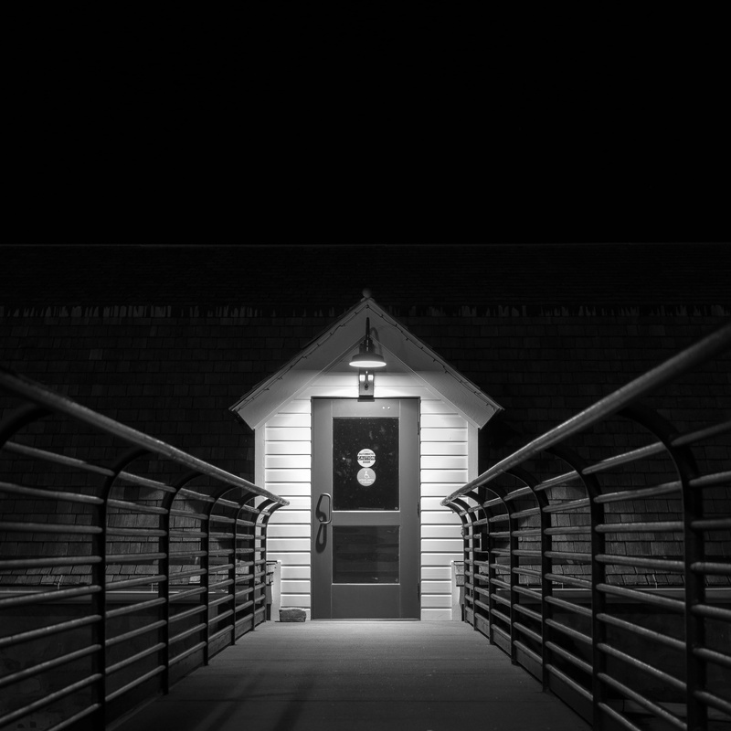 one light, ceiling, minimal, gray, end, shed, absence, steps and staircases, light, the way forward, wood - material, blanco y negro, built structure, indoors