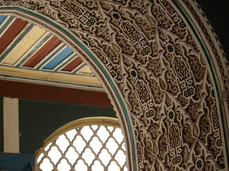 light, window, painting, morocco, vista, craft, ceiling, church, architecture and art, mosaic, religion, glass, autumn, design, low angle view, no people