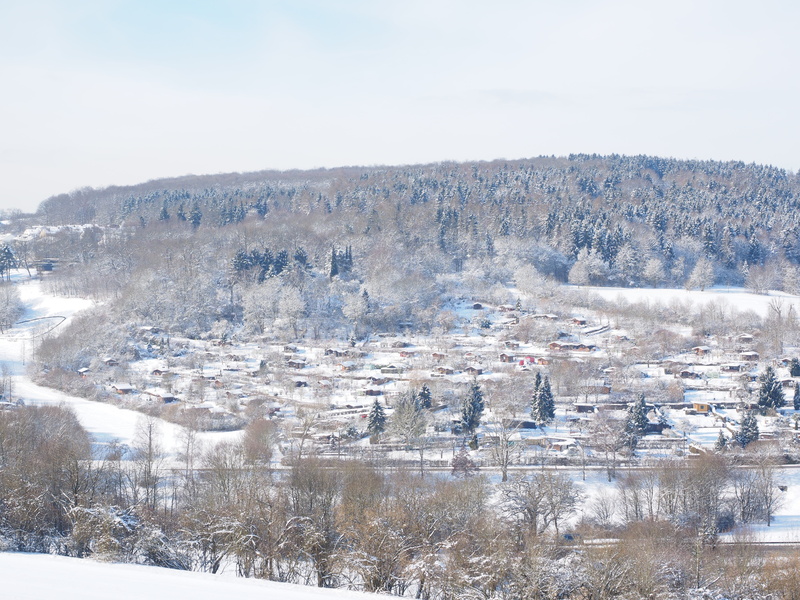 teacher tal, cold temperature, tourism, high angle view, tree, tranquility, scenics - nature, no people, nature, white, non-urban scene, ulm, tranquil scene