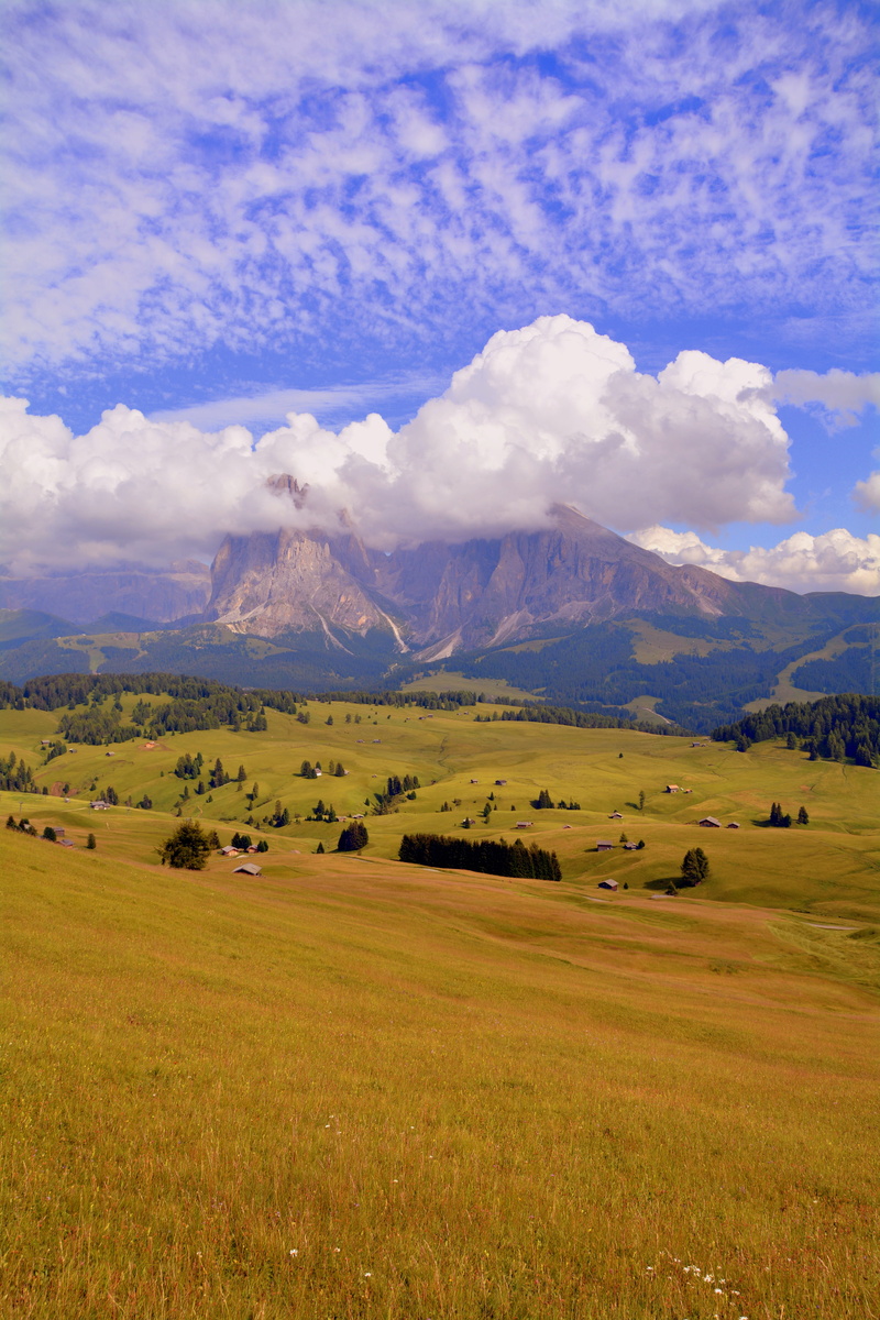 tranquility, cloud - sky, agriculture, mountain, rural scene, landscape, day, plant, prairie, prato, tranquil scene, 5K, land, nature, sky, grass, non-urban scene
