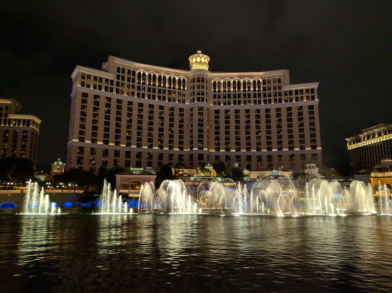 tourism, outdoors, tourist, illuminated, villa, green, caesars Palace - Las Vegas, 4K, building exterior, vegas, city life, vacation, waterfront, famous Place