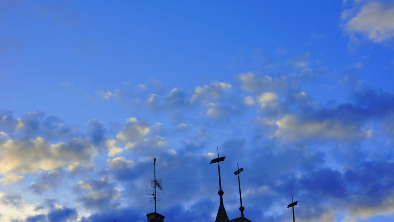 blue, global communications, wireless technology, antenna - aerial, tower, telecommunications equipment, cloud - sky, communication, architecture, outdoors