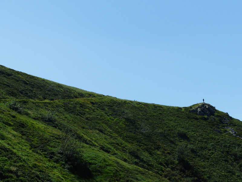 Man, no people, plant, Alone, maritime alps, grassy slope, hike, gta, tranquility, beauty in nature, scenics - nature, trail, grande traversata delle alpi