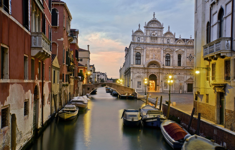 venezium, eu, waterfront, venice, no people, building exterior, scuola grande di san marco, reflection, water, building, renaissance, sky, moored, built structure