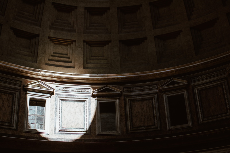 travel, no people, interior, 5K, shadow, ceiling, history, europe, light, wooden, window, building, belief, rome, religion, ancient, the past, built structure