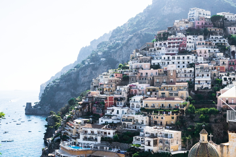 italium, nature, transportation, sony, near, day, ocean, water, daytime, building exterior, building, blue, sea, 5K, positano, body, town, coastal city