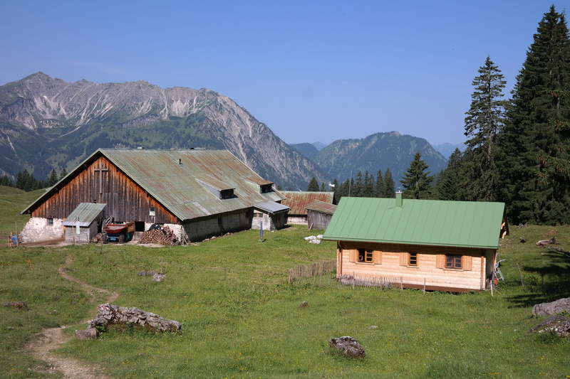 scheuer, plant, no people, landscape, Bad Hindelang, outdoors, built structure, nature, willers alp, Alp, mountain range, field, building exterior, land