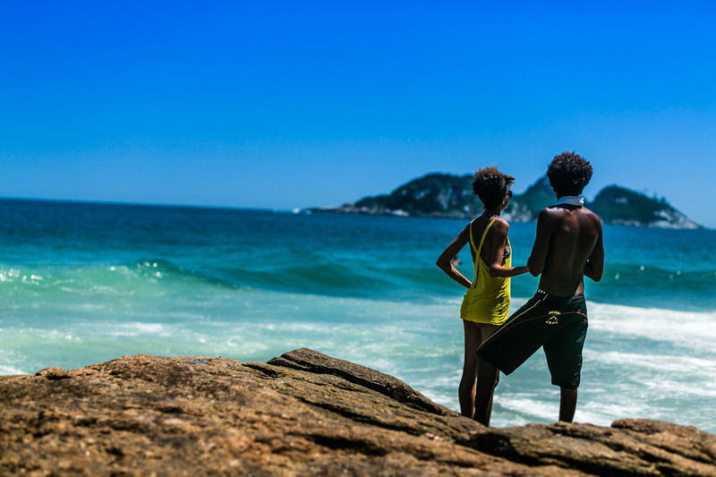 solid, romance, water, day, love, women, rock - object, rocks, scenics - nature, beach, swimming, woman, togetherness, sky, people, heterosexual couple