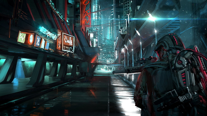 1080P, military, digital art, Luciano Neves, artwork, war, weapon, video games, gun, illustration