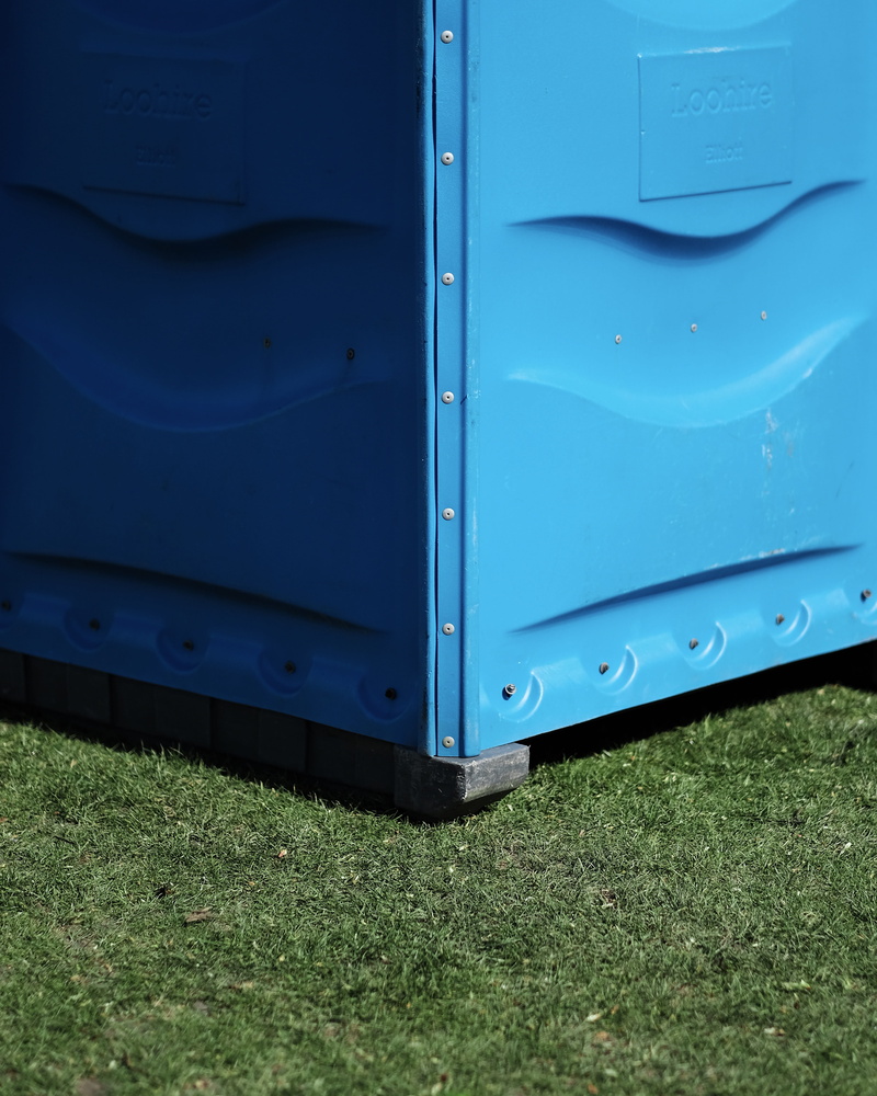 untitled, outhouse, porta potty, land vehicle, car, public toilet, summer, bright, shape, motor vehicle, simple, loohire, entrance, plant, green, nature