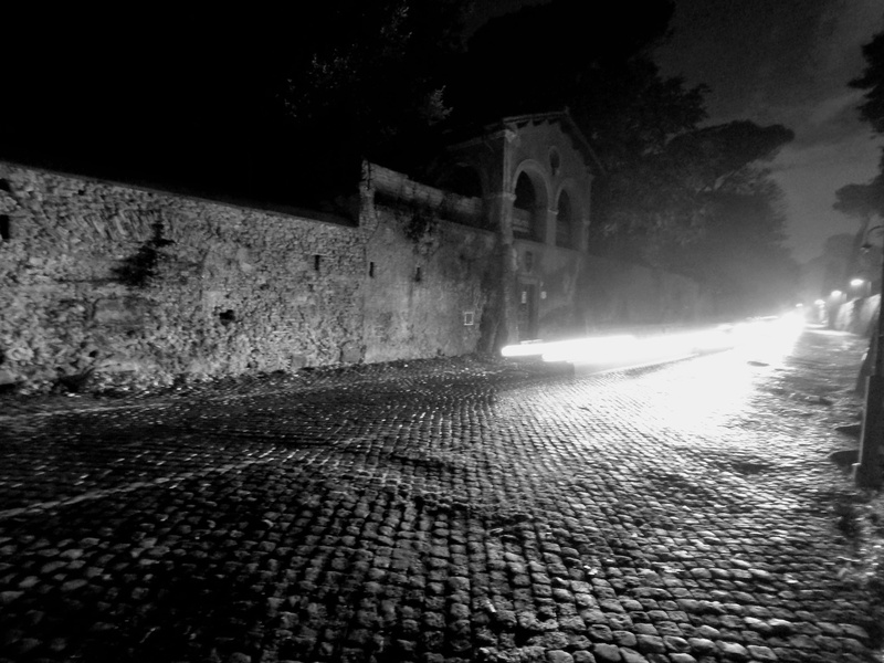tunnel, building, street, alley, gopro, outdoors, via di porta san sebastiano, stone wall, building exterior, arch, illuminated, history, roma, nature