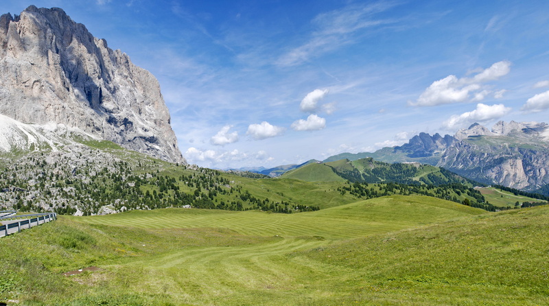 european Alps, mountains, cloud - sky, tranquil scene, nature, environment, sky, grass, beauty in nature, pine woodland, scenics, switzerland, outdoors