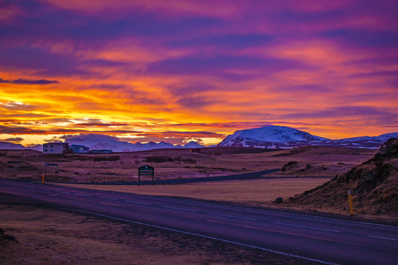 5K, small town, landscape, ice, road, outdoors, environment, cloud - sky, mountain, tranquility, mountain range, dramatic sky, village, snow, direction