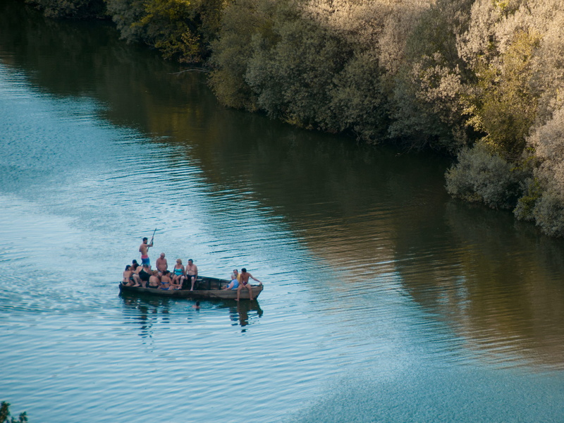 reflex, boat, real people, portugal, vegetation, outdoors, mode of transportation, lifestyles, nature, togetherness, nautical vessel, people, leisure activity