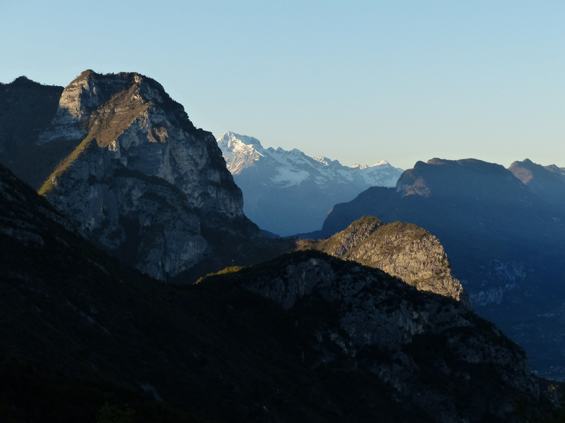 mountain Peak, sky, snow, bocca larici, no people, high up, tranquil scene, garda mountains, mountain, mountain range, travel destinations, european Alps