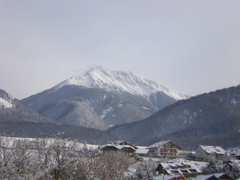 mountain peak, snowcapped mountain, outdoors, no people, lagorai, range, nature, mountain range, cold temperature, trentino, winter, 2K, fiemme, pala de santa