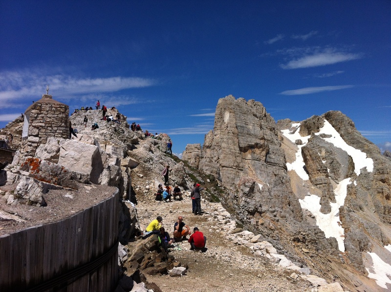 trentino, val di fiemme, rifugio pisa, leisure activity, scenics - nature, day, adventure, rock, real people, group of people, beauty in nature, mountain