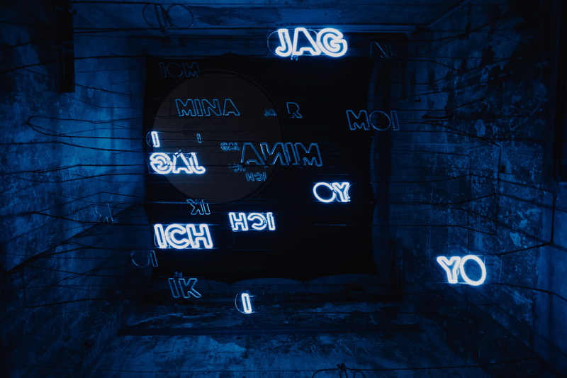 technology, 2K, one, outdoors, jag, cellar, business, close-up, signage, led, neon sign, room, finance, words, different, art, wall - building feature