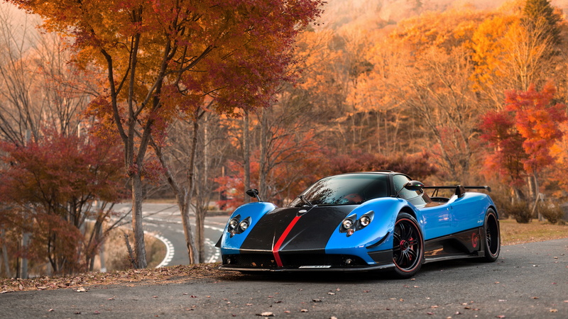 4K, 4K, Pagani Zonda Cinque Roadster