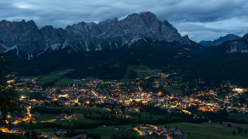 atmosphere, nature, building exterior, mountain, tree, cityscape, italy, built structure, hill station, scenics - nature, cortina d ampezz, beauty in nature