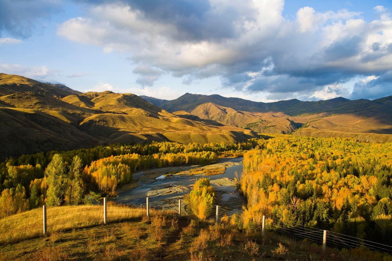 natura, lscape, nature and landscapes, lasy, krajobrazy, jesien, autumn, beautiful, 1080P