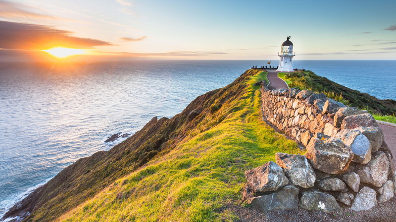 new, desktop, 4K, lighthouse, images, mobile, hd, zealand, cape, reinga