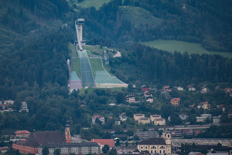townscape, scenics - nature, residential district, innsbruck, the past, land, nature, built structure, architecture, plant, no people, tyrol, skisprungschanze