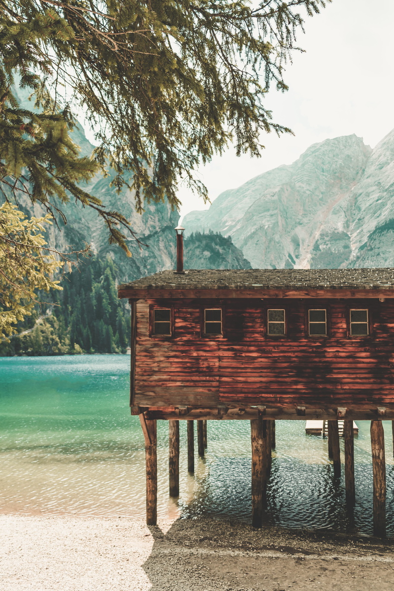idyllic, river, dolomiti, european Alps, pragser wildsee, beach, beauty In Nature, pragser wildseelake, no People, tranquil Scene, relaxation
