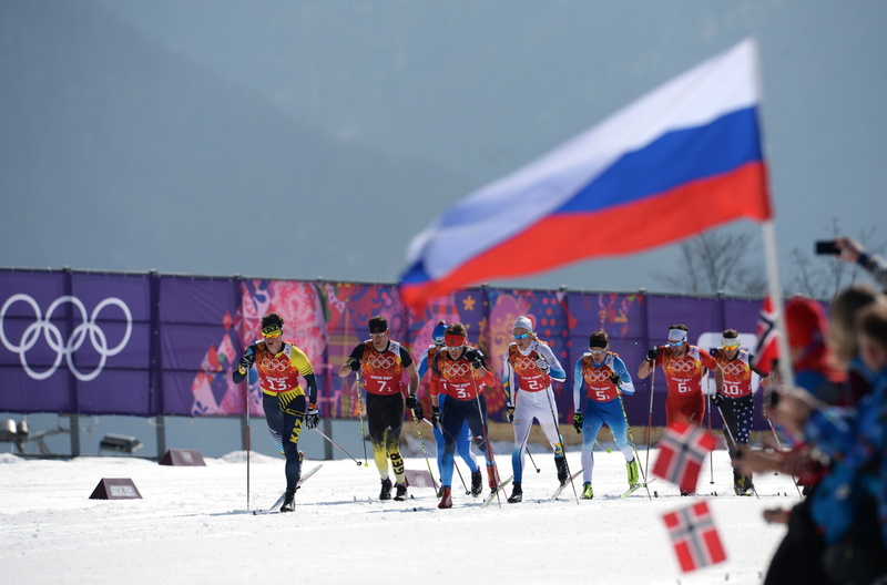 flag, Sochi 2014, skiers, Ski race, Russia, sochi 2014 olympic winter games, snow, Norway, The XXII Winter Olympic Games, flags, 4K
