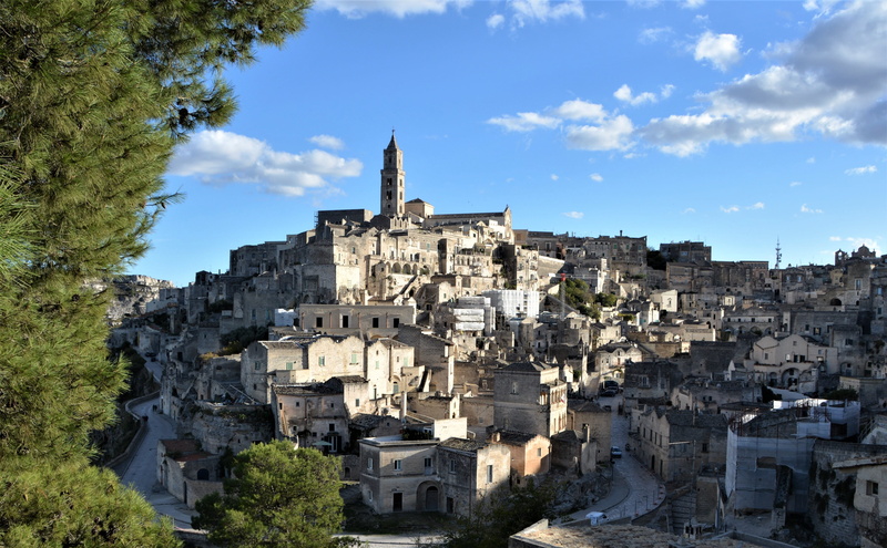 religion, ancient, travel, cloud - sky, outdoors, nature, the past, built structure, tourism, architecture, day, sassi, city, building exterior, sky, townscape
