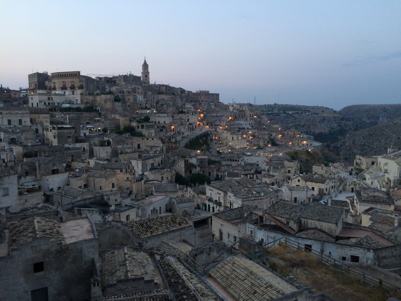 high angle view, settlement, sassi, basilicata, nature, city, clear sky, architecture, sky, matera, town, roof, crowd, townscape, italy, crowded, outdoors