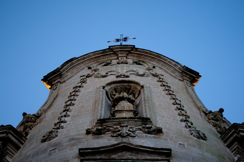 building, chiesa, blue, building exterior, spire, sky, outdoors, matera, italy, church, spirituality, belief, sculpture, ornate, nature, italia, front
