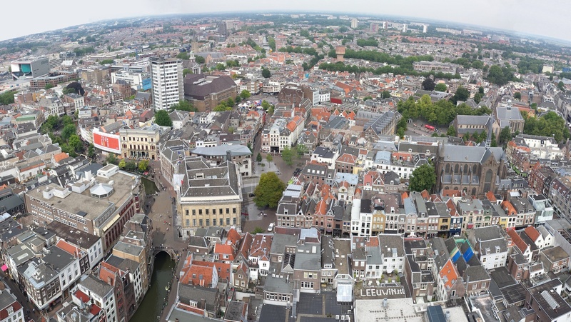 nature, campanile, holland, street, city life, outdoors, crowded, skyscraper, utrecht, architecture, aerial view, cityscape, day, office building exterior